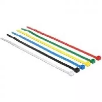 Bridas DeLOCK 18626 nailon negro azul verde rojo transparente amarillo