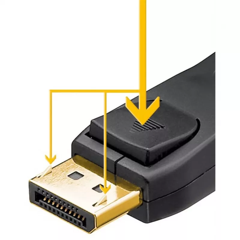 Goobay cable DisplayPort 74749 3 m negro