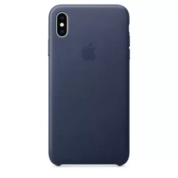 Funda de piel Apple MRWU2ZM/A iPhone XS Max Midnight Precintado original