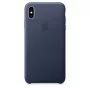Funda de piel Apple MRWU2ZM/A iPhone XS Max Midnight Precintado original