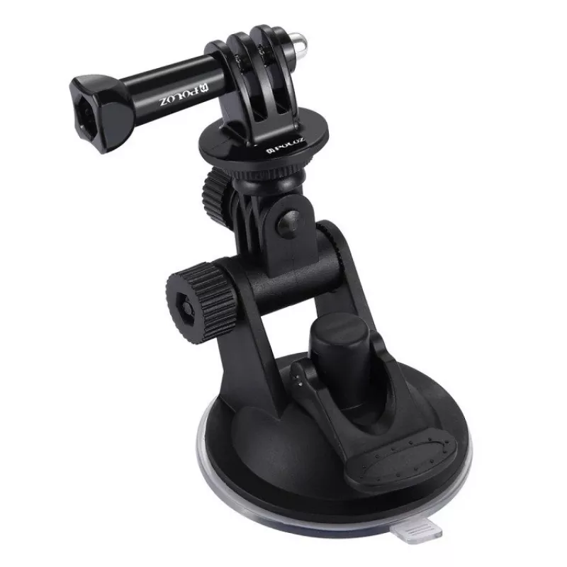 Puluz soporte para parabrisas de coche para cámaras de acción (incl. Osmo Action 5 Pro, Insta360 X5)