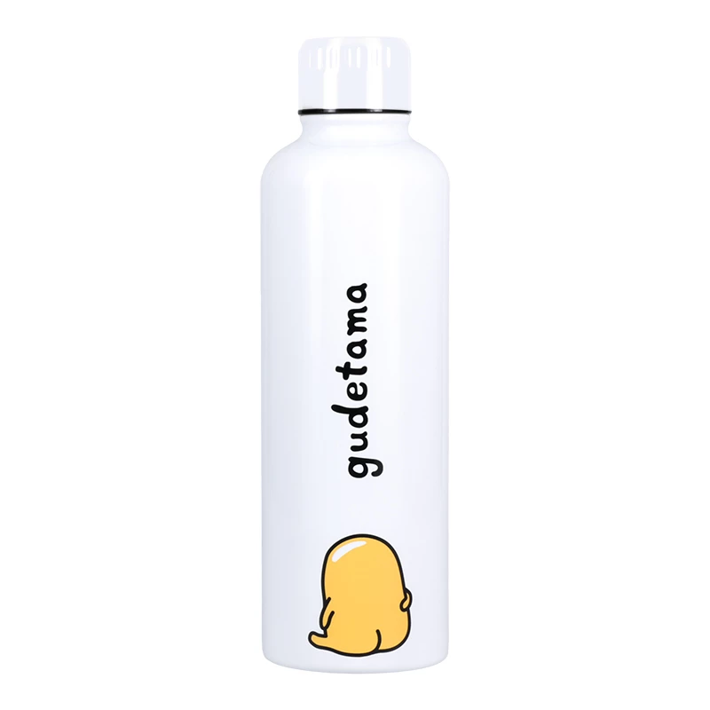 Botella de metal Paladone Gudetama — botella de acero inoxidable isotérmica con diseño de personaje