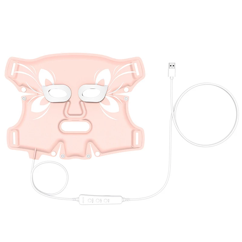 Máscara de fototerapia impermeable ANLAN 01-AGZMZ para tratamiento facial con LED