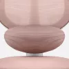 Silla giratoria infantil mark adler Junior 4.5 rosa — respaldo de malla, asiento de espuma, altura ajustable 40–50 cm, reposabrazos, soporte lumbar, ruedas (envase abierto)