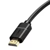 Cable Baseus 2x HDMI 2.0 4K 60Hz, 3D, HDR, 18 Gbit/s, 5 m (negro)