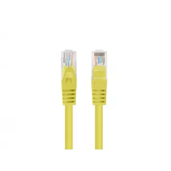 Lanberg PCU6-20CC-0150-Y Cable de conexión Cat.6 UTP, 1,5 m, Amarillo, paquete de 10
