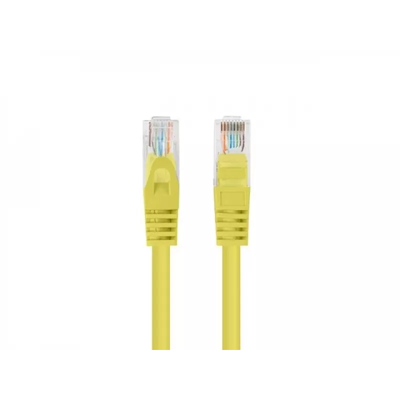 Lanberg PCU6-20CC-0150-Y Cable de conexión Cat.6 UTP, 1,5 m, Amarillo, paquete de 10