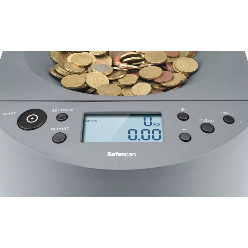 Safescan 1450 Contadora de monedas Gris