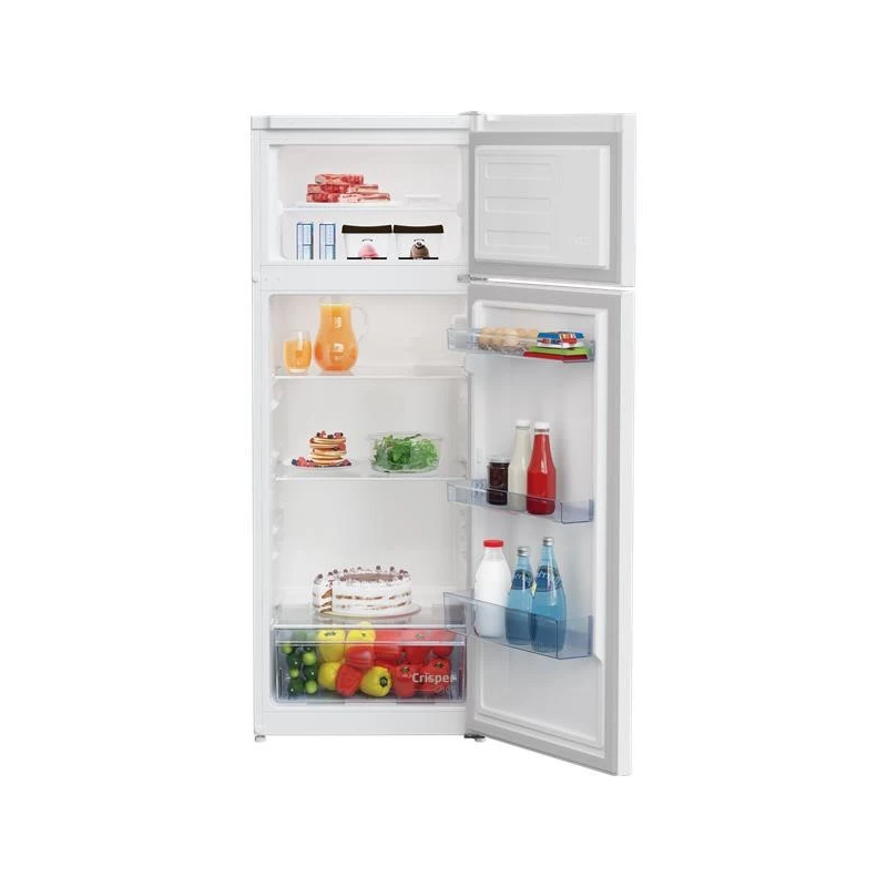 Frigorífico BEKO RDSA240K40WN, clase de eficiencia energética E, altura 146,5 cm, blanco