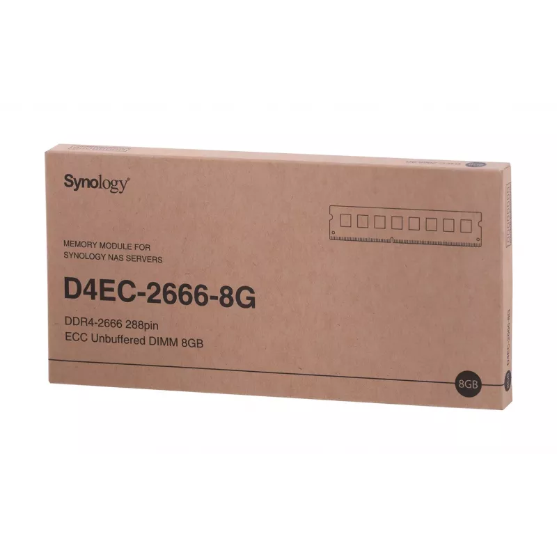 Synology - DDR4 - módulo - 8 GB - DIMM 288-PIN - 2666 MHz / PC4-21300 1.2 V sin búfer ECC