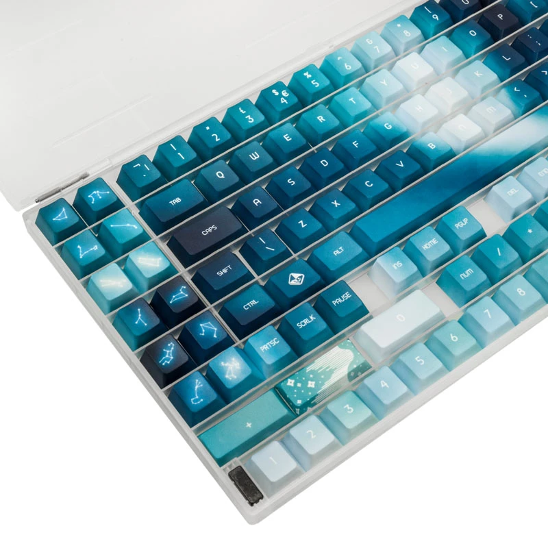 Set de keycaps Traitors AURORA GAKC-270 — disposición UK — keycaps compatibles con teclados mecánicos