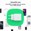 Fuente de alimentación Green Cell PowerSource Solo30 30W blanca — cargador USB-C, 30 W de potencia de salida