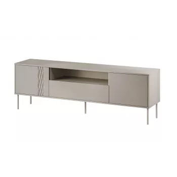 Mueble RTV Cama EF TRESSE 180x40x54.5 cashmere mate