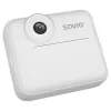 Cámara instantánea SAVIO AN-01 para niños, blanca, LCD de 6,1 cm (2,4″), MicroSDHC hasta 32 GB, USB-C, batería de 1200 mAh, sin flash integrado