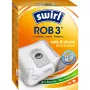 Bolsas para robot aspirador MELITTA Swirl ROB 3, pack de 4, color madera