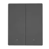 Interruptor de pared Wi-Fi Sonoff M5-2C-80, 2 circuitos, modelo M5-2C-80