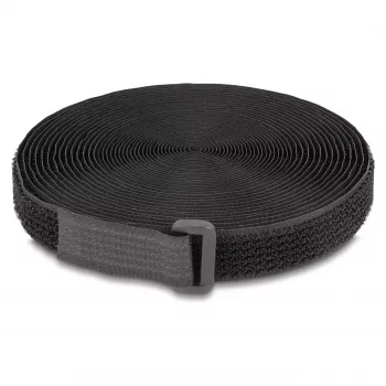Cinta de velcro DeLOCK 5m x 20mm negro nailon