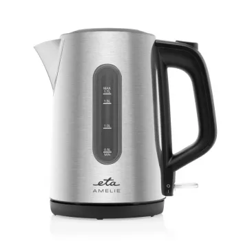 Hervidor eléctrico ETA Amelie 1,7 L 2200 W — Acero inoxidable, negro
