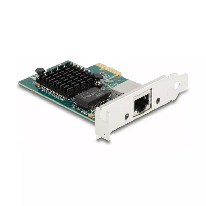 Tarjeta DeLOCK PCI Express x1 1 x RJ45 Gigabit LAN BCM Gris