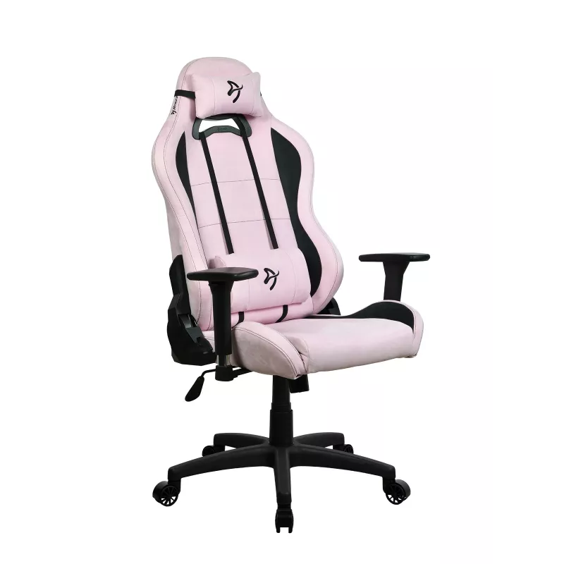 Arozzi | Material del marco: Metal; Base con ruedas: Nylon; Acolchado: Supersoft | Arozzi | Silla gaming | Torretta SuperSoft | Rosa
