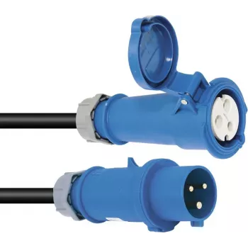 Cable de extensión PSSO 32A CEE 3x6 mm² 5 m azul