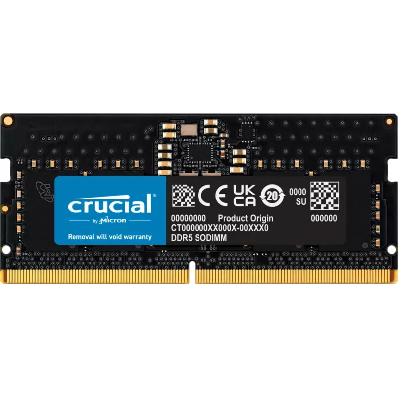Crucial 8GB 1x8GB DDR5-5600 CL 46 SO-DIMM RAM memoria para portátil - 8 GB - DDR