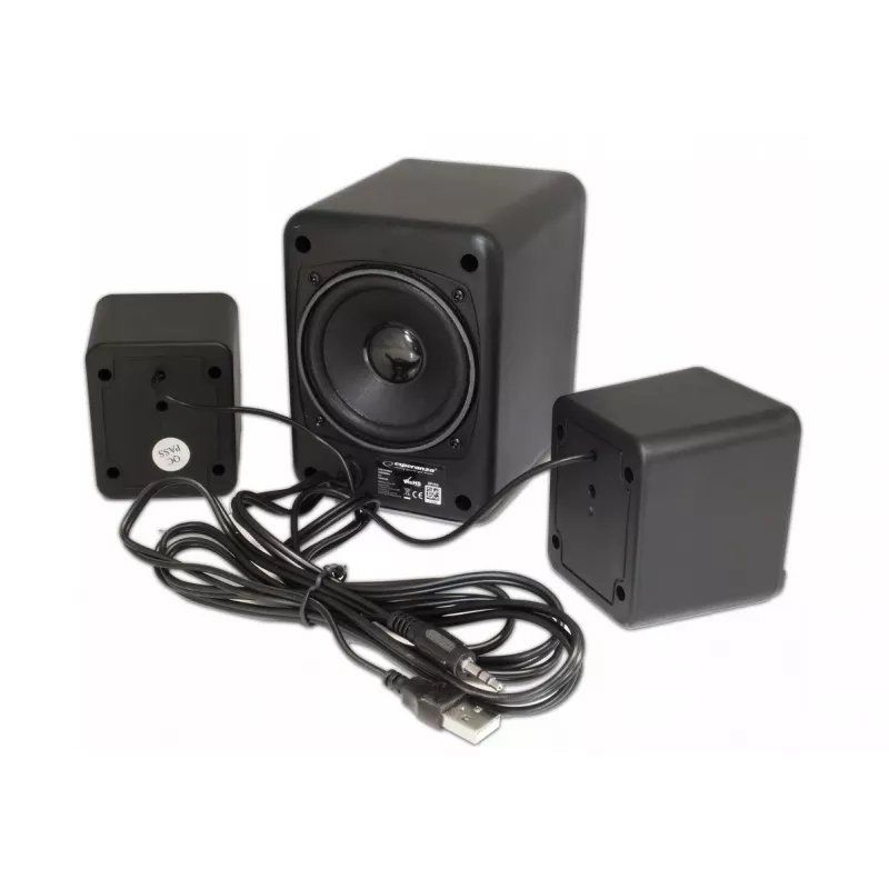 Esperanza EP153 Juego de altavoces USB 2.1 6 W Negro