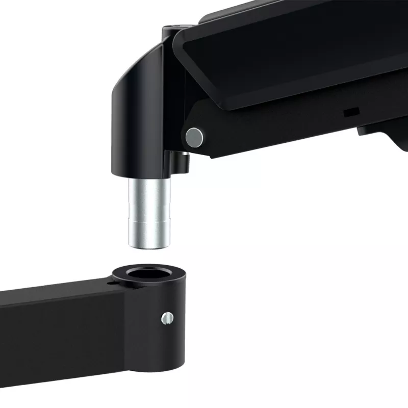 Soporte de monitor MACLEAN MC-135 con muelle de gas para pantallas de 17 a 32 pulgadas, carga 2–10 kg, negro