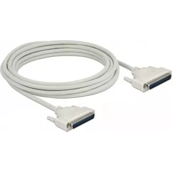 Cable serie DELOCK 86881, D-Sub 37 pines a D-Sub 37 pines, beige, 5 m