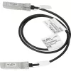 HPE cable InfiniBand Direct Attach Copper de SFP+ a SFP+ 10G de 1 m SFP+ negro