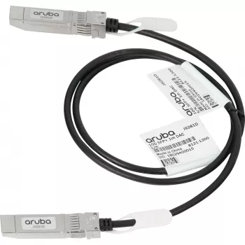 HPE cable InfiniBand Direct Attach Copper de SFP+ a SFP+ 10G de 1 m SFP+ negro