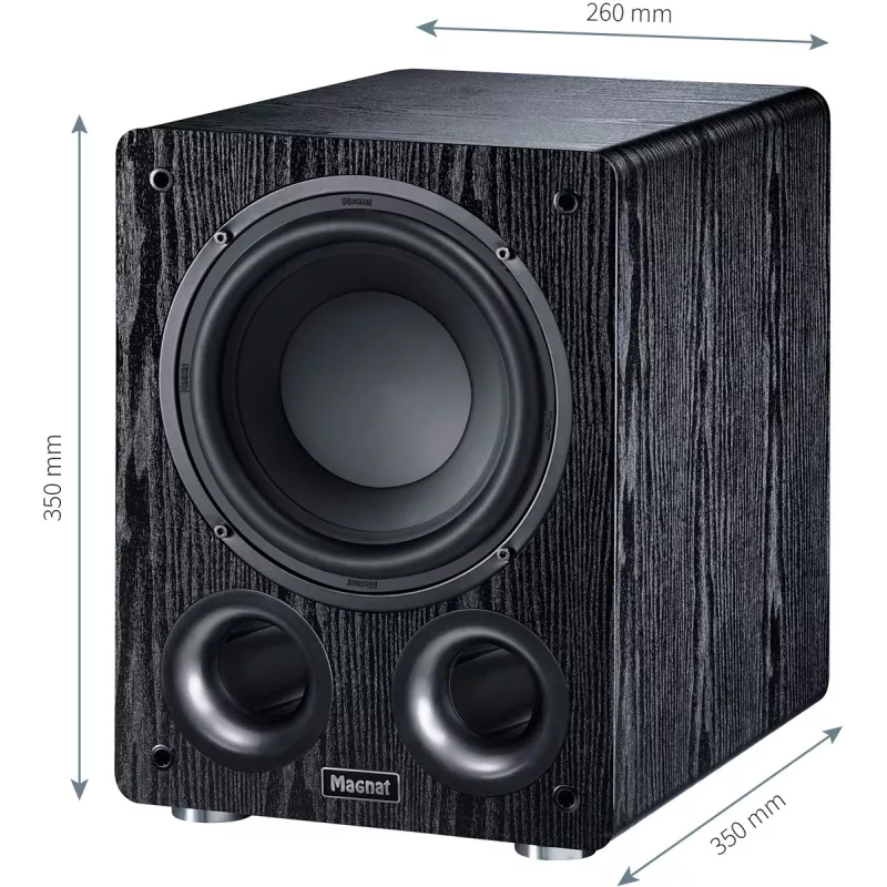 Subwoofer activo Magnat Alpha RS8 80 W negro