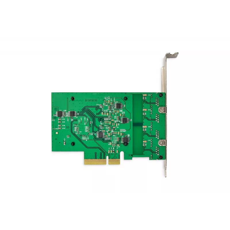 Tarjeta de red Digitus 4 puertos 2,5 Gigabit Ethernet PCI Express chipset Realtek