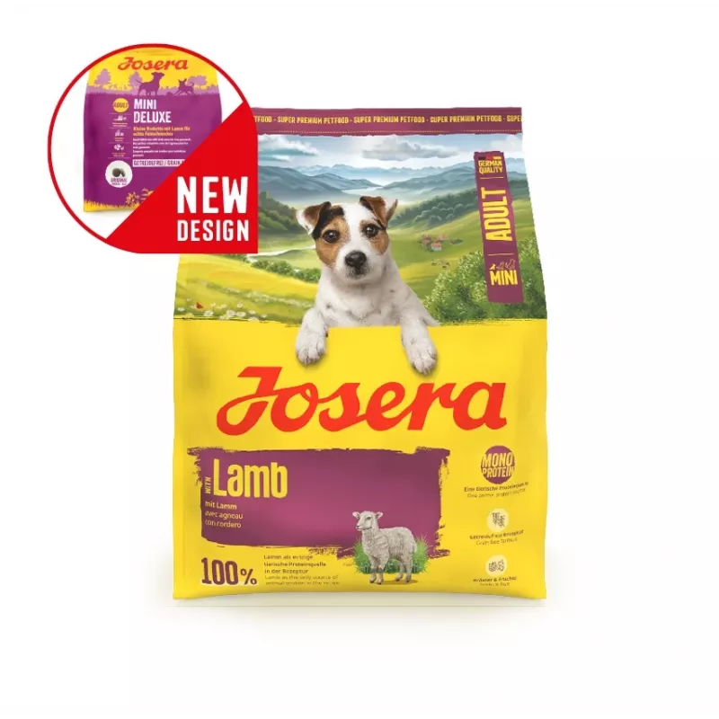 Pienso seco para perros JOSERA Mini Adult Lamb para razas pequeñas, 3 kg
