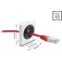 Pasacables DELOCK Easy 91075, 23 mm de diámetro, pasacables para escritorio/armario