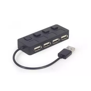 Hub de interfaz USB 2.0 Gembird UHB-U2P4-05 con 4 puertos USB