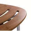 Taburete de baño y ducha de madera