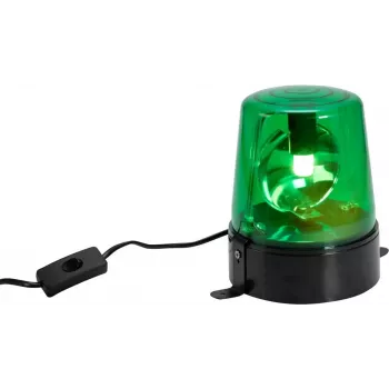 Luz policial LED EUROLITE DE-1 verde modelo 50603031 – señal de advertencia verde monocolor