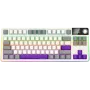 LORGAR KBP70TKLW, teclado gaming mecánico inalámbrico TKL Pro, beige, distribución EN