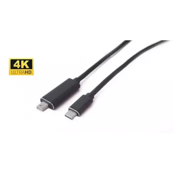 Microconnect USB3.1CMDP2 Adaptador gráfico USB 3840 x 2160 píxeles Negro