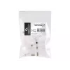 Conector modular 8P8C para cables LAN fijos CAT5, UTP, 10 uds. por bolsa | Conector modular 8P8C RJ45, baño de oro 30µ”, contactos internos de 3 puntas para cables LAN fijos
