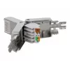 Conector de cable DeLOCK 86477 RJ-45 gris