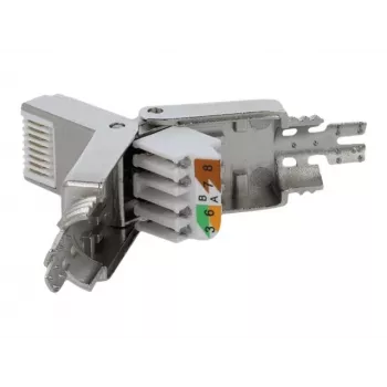 Conector de cable DeLOCK 86477 RJ-45 gris