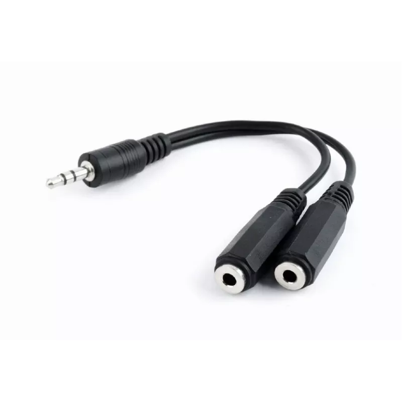 DIVISOR DE AUDIO CABLE 3,5MM/10CM BLANCO CCA-415-0.1M GEMBIRD
