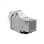 Toma RJ-45 Rutenbeck UM-Cat.6A gris