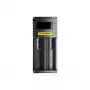 Cargador de baterías Nitecore Ci12 cargador USB universal para Li‑Ion, NiCd, NiMH, entrada 3A 5/9/12V, carcasa de plástico