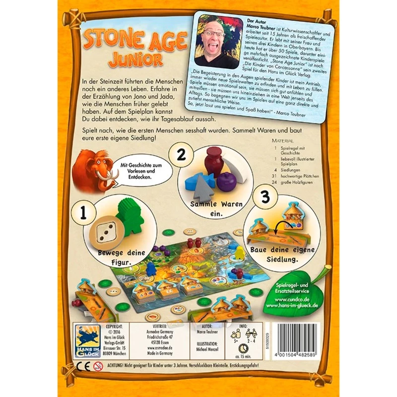 Stone Age Junior, juego de mesa infantil del año 2016