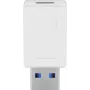 Adaptador de cable Microconnect USB3.0ACFW USB A USB C blanco