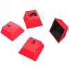 Keycaps GLORIOUS GPBT Basics — PBT, distribución US-ANSI, acentos rojos