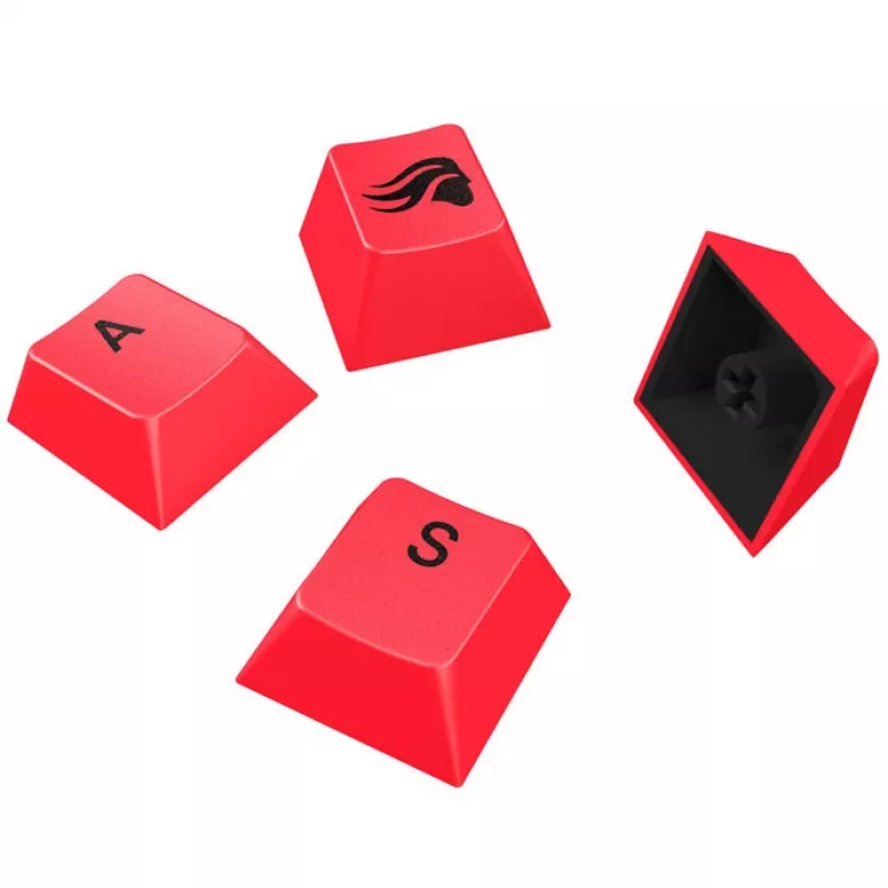 Keycaps GLORIOUS GPBT Basics — PBT, distribución US-ANSI, acentos rojos
